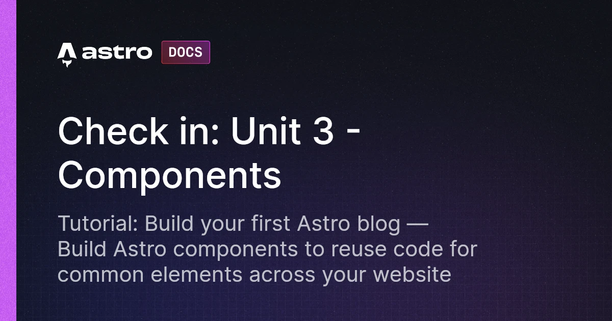 tutorial components and scripts Images High Quality... Build a blog tutorial: Unit 3 - Components | Docs